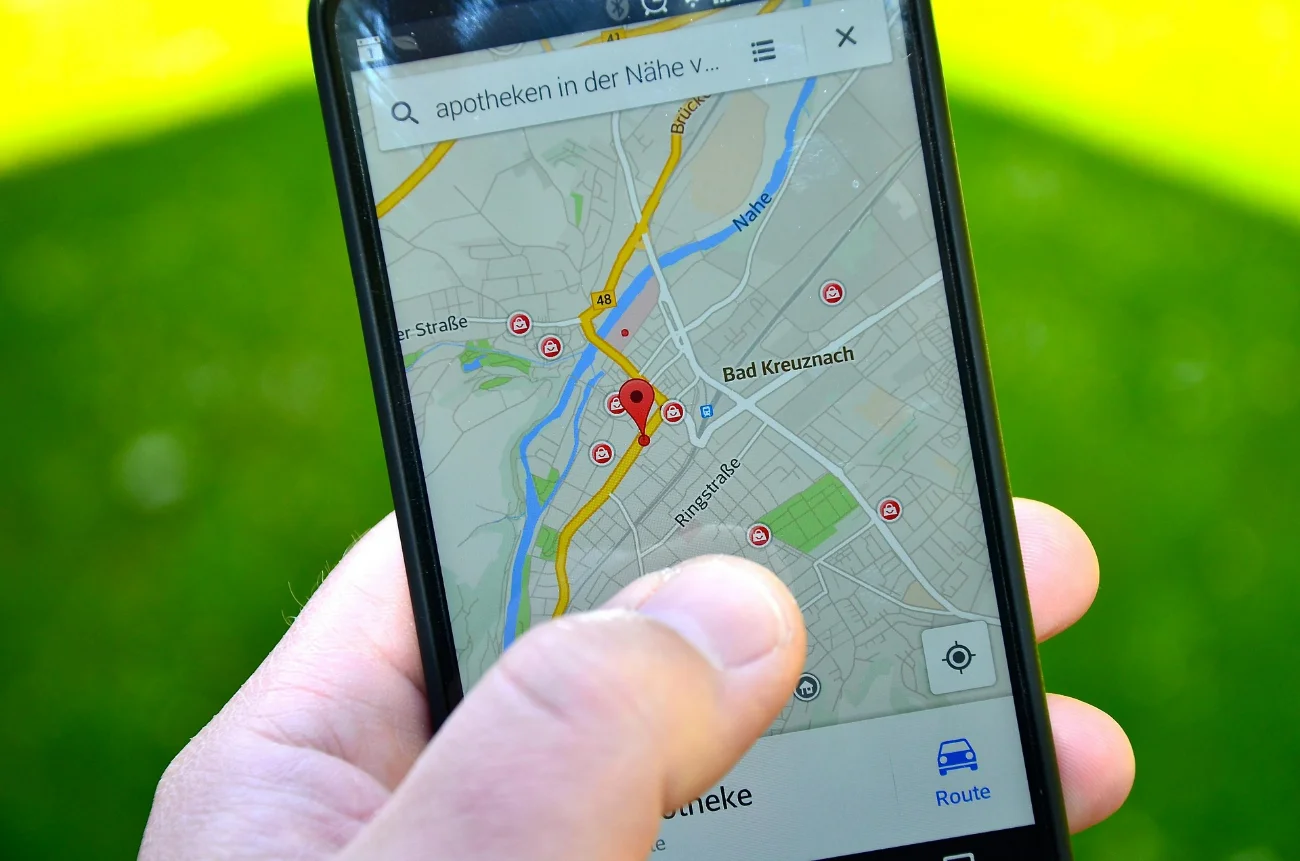Hand-drawn map with marked routes and places — local knowledge that doesn't exist in any app